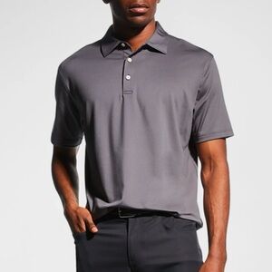 NWOT Peter Millar Summer Comfort Grey Men’s Performance Polo - RTO Shirts